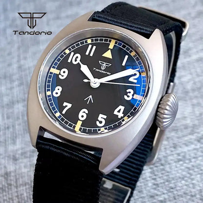 Tandorio Titanium Pilot Identity Crisis TD102T NH35 Automatic Domed AR Sapphire 36mm