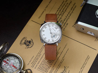 Baltany Quartz 1921 Watches Man S4072 Affordable Reminiscent Wristwatches Sapphire Crystal Sapphire Crystal Square Dress Watch