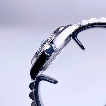 36mm/39mm NH35 Case Stainless Steel Sapphire Crystal Waterproof Fluted Case For NH35 NH36 Movement 28.5mm Dial NH35 Watch Case