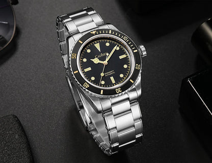 CADISEN C8206 BB58 Mod 38mm Diver NH35 Mechanical Sapphire 20 Bar Sapphire