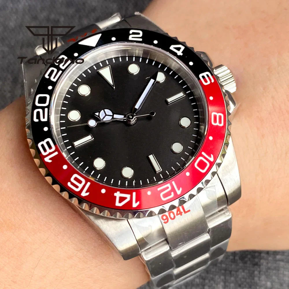 Tandorio TD266 PT5000 NH35A Miyota 40mm SUBMARINER dive Watch Sapphire