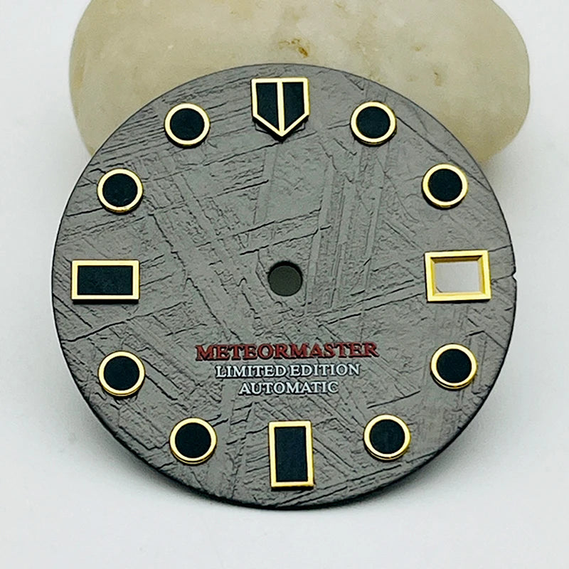 New 28.5mm Watch Dial Fit NH35 NH36 7S26 Automatic Movement for SKX007 SKX009 SKX173 SRPD Turtle Abalone Tuna Canne Diver Watch