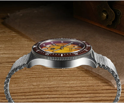 San Martin Diver SN0118G 40mm Original Design Fruit Series  NH35 Automatic 20Bar AR Sapphire BGW Luminous SN0118