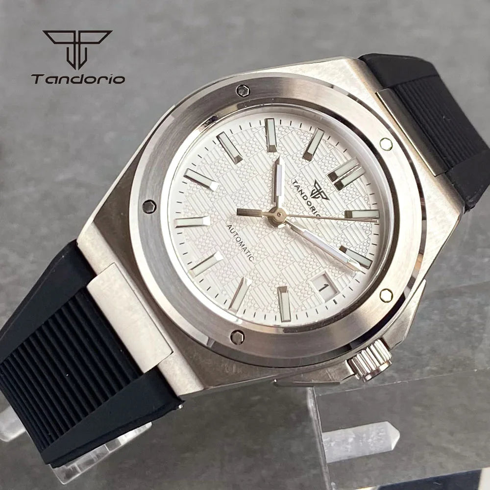 Tandorio Engineer Watch TD331B Seiko NH35 Sapphire Dress 40MM