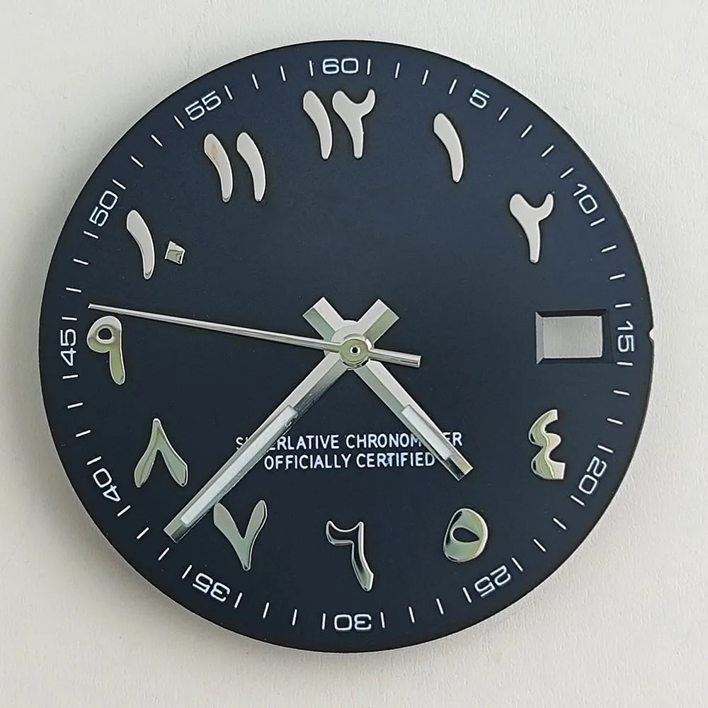 28.5mm watch dial Arabic NH35 dial S dial suitable for NH35 NH36 movement watch accessories repair tool