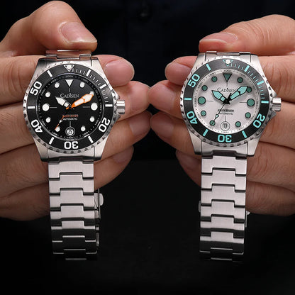 Cadisen C8232 Submariner DIVER  NH35A 100M Waterproof Luminous AR Sapphire 40MM