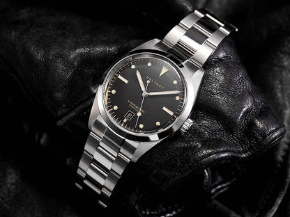 Baltany S4041 Vintage Tribute Quartz Wristwatches Enamel Dial Sapphire Crystal 20ATM Stainless Steel Bracelet Diving watches