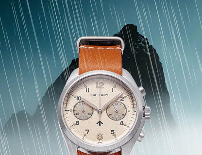 Customizable Watch Baltany 39mm Vk64 Quartz  Military watch Chrono RAF 6BB Homage Multifunction Chronograph 5bar AR Sapphire Swiss Lume