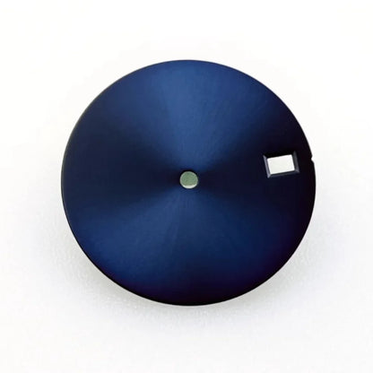 NH35 Dial New DIY 28.5mm Blue Surface with Date Watch Faces Mechanical Watch Modification Accessories for NH35/ NH36 Movement