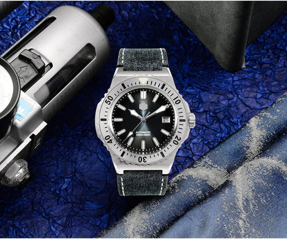 San Martin Diver SN0055G 42mm PT5000 SW200 Automatic Watch AR Sapphire 20Bar BGW-9 Lume