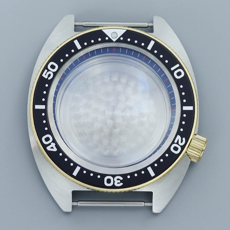 41mm NH35 Watch Case Stainless Steel Accessories For NH35 NH34 Mod Abalone NH36 NH70 Movement 28.5mm Dial Sapphire Crystal Glass