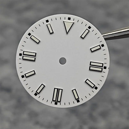 28.5mm Watch Dial Colorful Enameled Surface with Green Luminous Watch Faces for NH35/ ETA2836/ 8215 Mechanical Movement