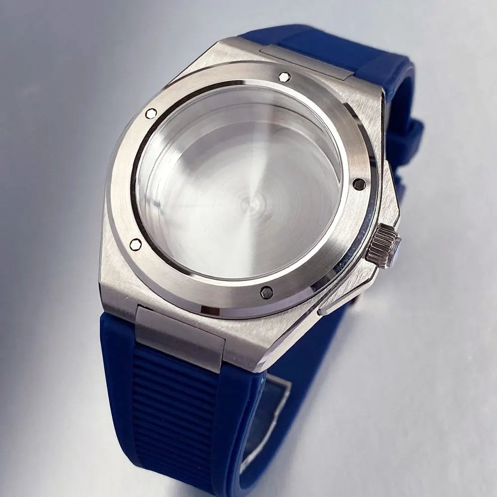 Engineer Watch Case 20ATM Waterproof 40mm Two Tone Gold Sapphire Glass Fit NH35 NH36 NH34 Movement pt5000 eta2824