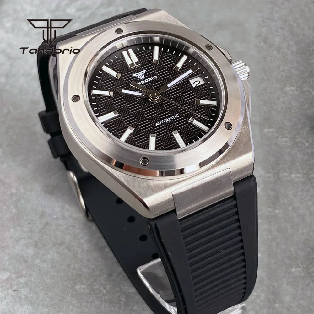 Tandorio Engineer Watch TD331B Seiko NH35 Sapphire Dress 40MM