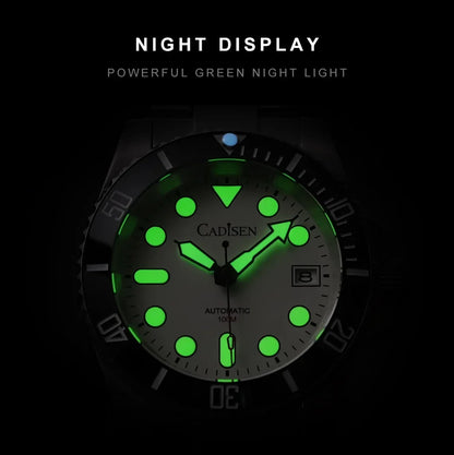 CADISEN C8238 Submariner Diver NH35 Automatic Ceramic Bezel Sapphire 10Bar