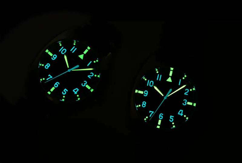 Baltany W10 Tonneau Wristwatches Sapphire Crystal Super Luminous Nylon Strap NH38 Automatic Mechanical Vintage Military Watches