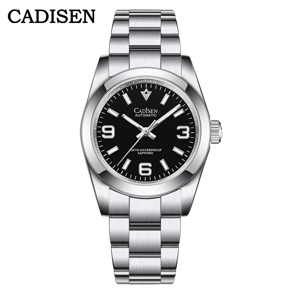 Cadisen C8213 Oyster Watch 36MM NH35 AR Sapphire BGW9 Lume 100M Waterproof