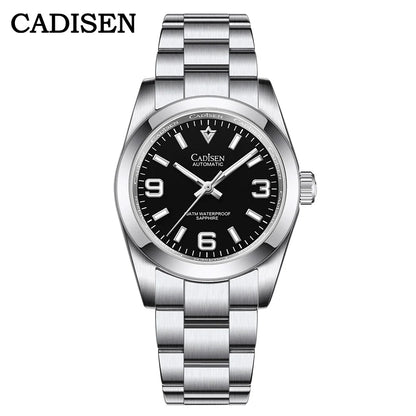Cadisen C8213 Oyster Watch 36MM NH35 AR Sapphire BGW9 Lume 100M Waterproof