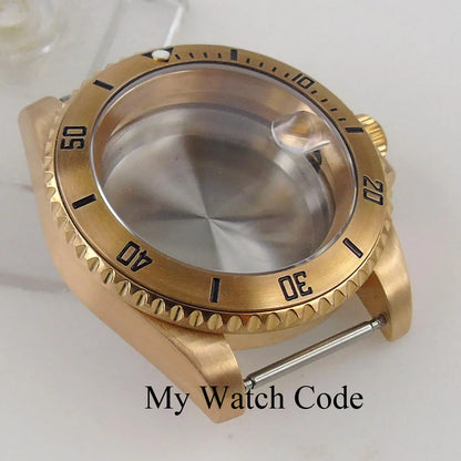 40mm CUSN8 Bronze Case 200M Waterproof Dive SUB Water Ghost Watch Case for NH34 NH35 NH36 NH38 NH39 NH70 NH72 ETA2824 PT5000 Bronze Insert