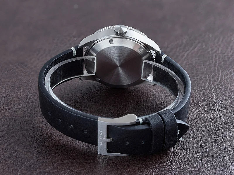 Baltany 38MM Military Watch Men  S2076 NH38 Automation Stainless Steels 100m Waterproof Vintage Khaki Aviation Homage Watch