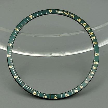 Speed Master Case 40mm VK63 Silver Watch Case Blue Green Black Silver Insert With Coated Glass For VK63 Quartz Chronograph Movement Steel Bracelet