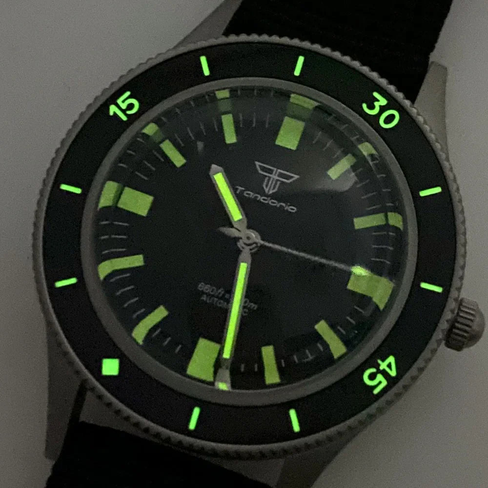 Tandorio Fifty FATHOMS Diver TD223 20bar NH35 PT5000 Sapphire 40mm