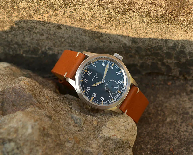 Baltany S2032 D12 Minitary Wristwatches VD78 Sapphire Crystal Swiss Luminou Leather 20ATM Stainless Steel Quartz Vintage Watches