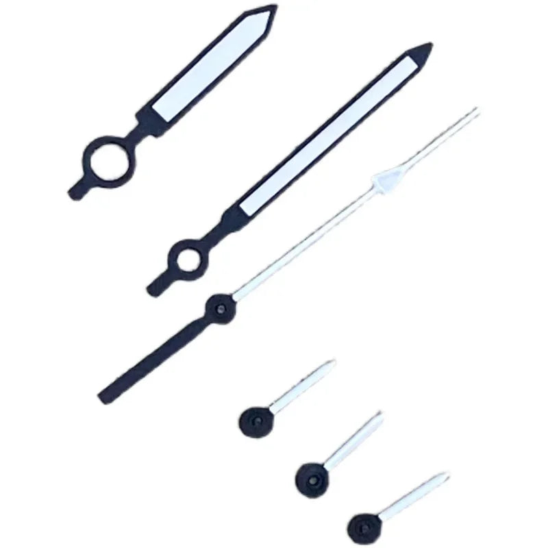 DIY Modified Watch Hands for VK63 Movement 6 Hands Black White Green Luminous Watch Accessories for Quartz VK63 Movement