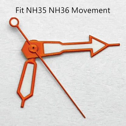 Watch Hands Green Luminous Fit NH35 NH36 ETA2824 2836 Miyota 8205 8215Mingzhu DG2813 3804 Movement Watch Accessories