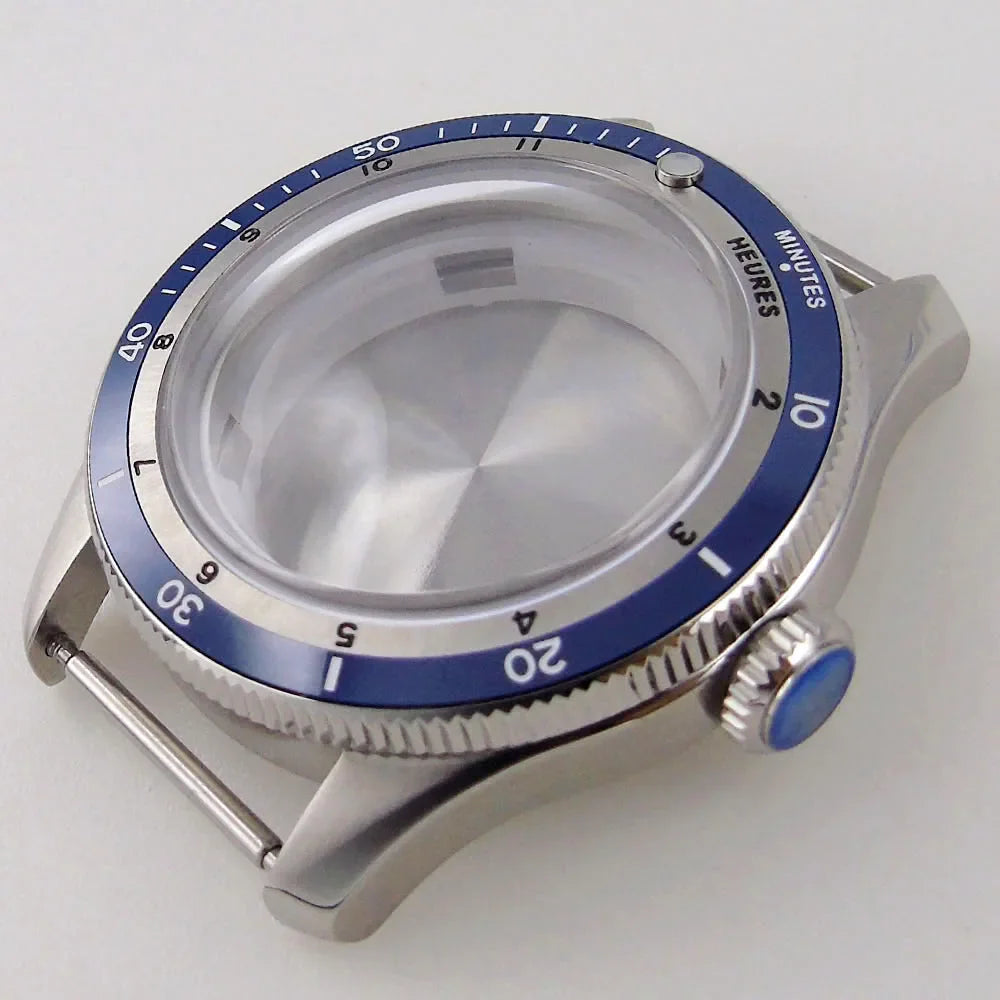Serica Diver Case 20bar Diving Steel Watch Case for NH34 NH35 NH36 NH37 NH70 NH72  ETA2824 PT5000 Bow Sapphire Glass 120click Bezel Ceramic Insert