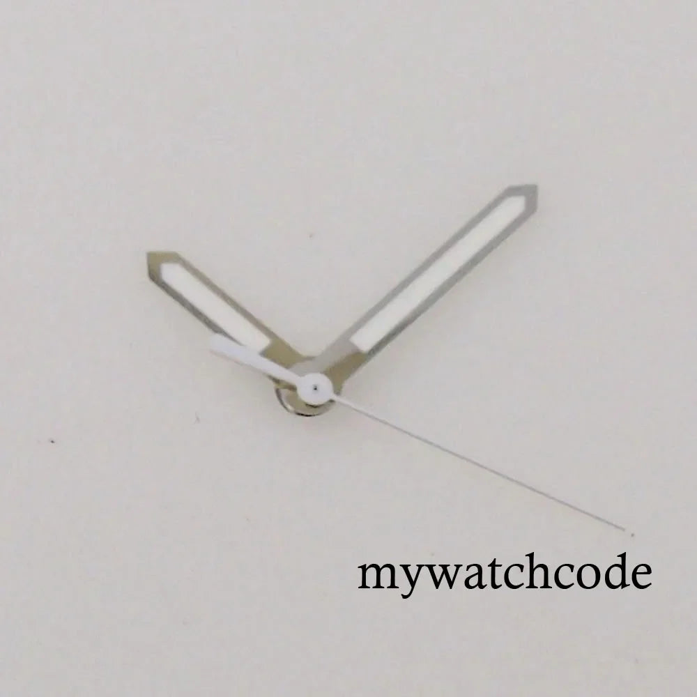 40mm Watch Case Glass Back Rubber Strap Dial Hands Set Fit NH35A NH36A Automatic Movement Sapphire Glass