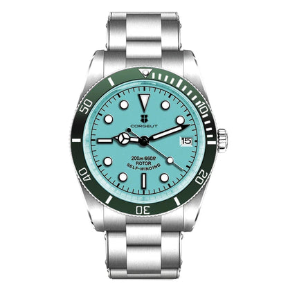 Corgeut Watch Diver CG2074 39mm NH35A Sapphire Crystal  Ceramics Bezel 10Bar SUB