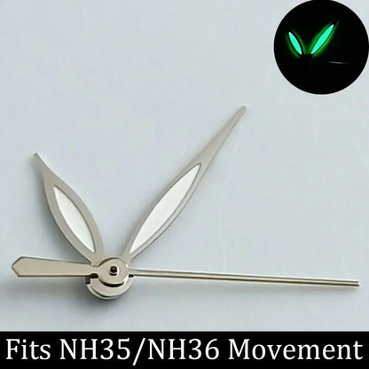 high-quality Watch accessories watch pointer NH series 35 NH36 hands green  luminous suitable for N H35/ NH36 movement
