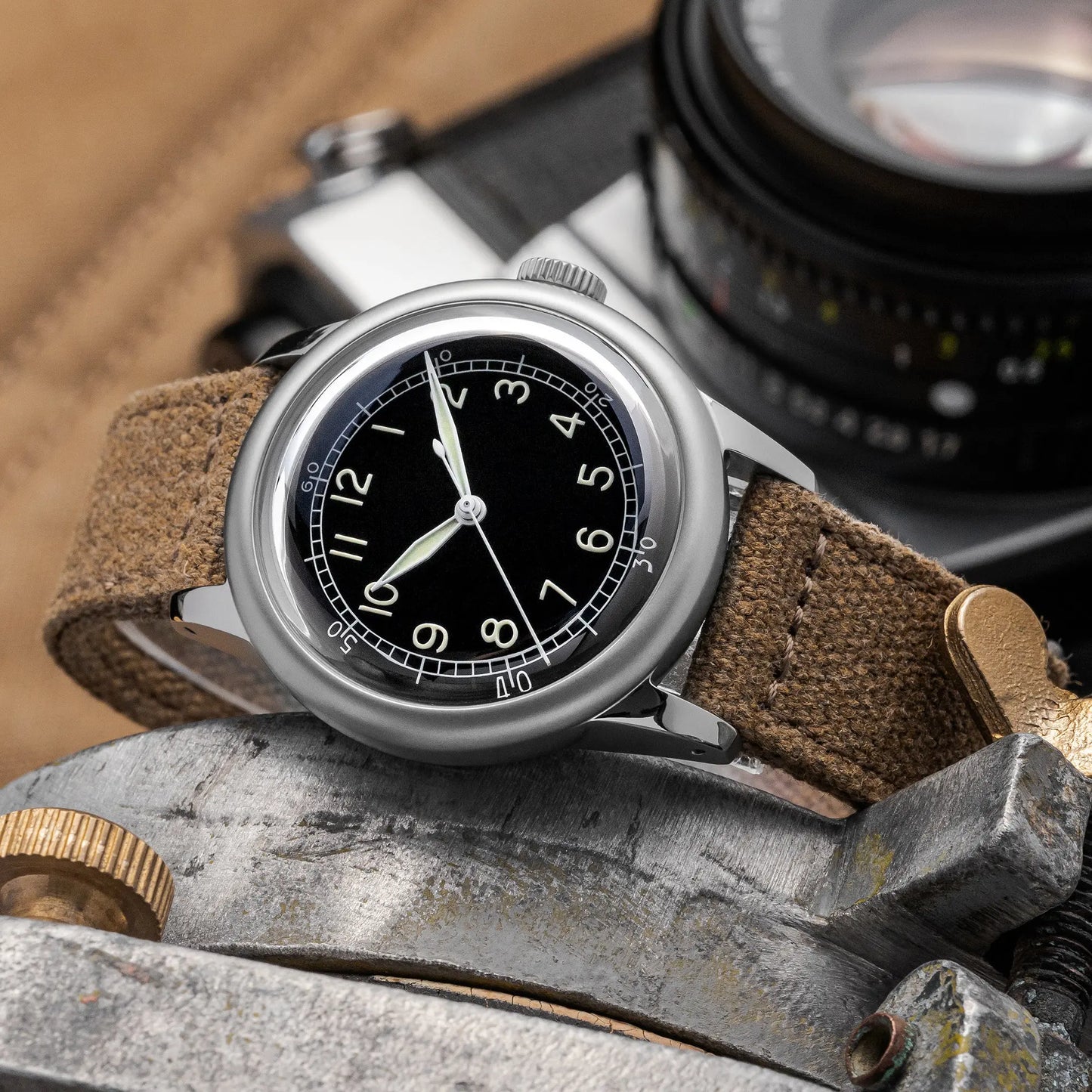 THORN SHY040 36MM Pilot watch Luminous AR Sapphire NH35 Automatic A11