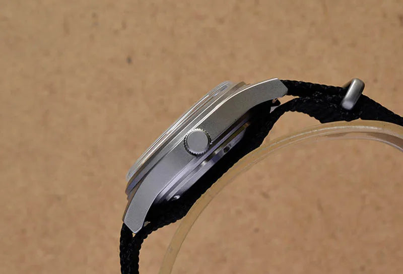 Custom logo available Baltany 36MM W10 Military Watch Man S2005 Waterproof Sterile Dial NH38 Automatic Ar Sapphire  10bar Swiss Lume