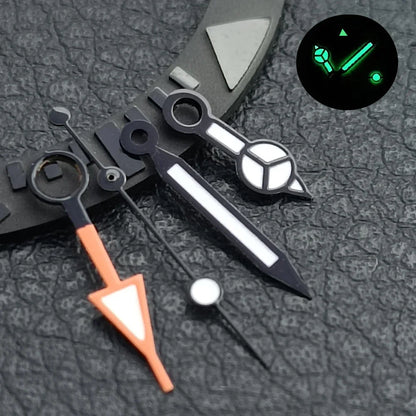 GMT Hands Blue Green/Green Luminous NH34 GMT Watch Hands for NH34 Automatic Movement watch accessories Watch Part For Wristwatch