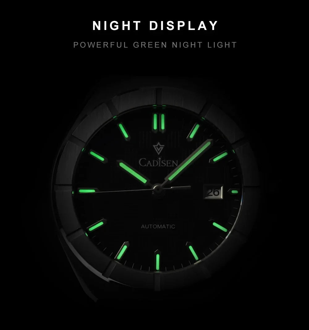CADISEN Dress Watch C8242 40MM AR Sapphire Seiko NH35 Movt Royal Oak Mod