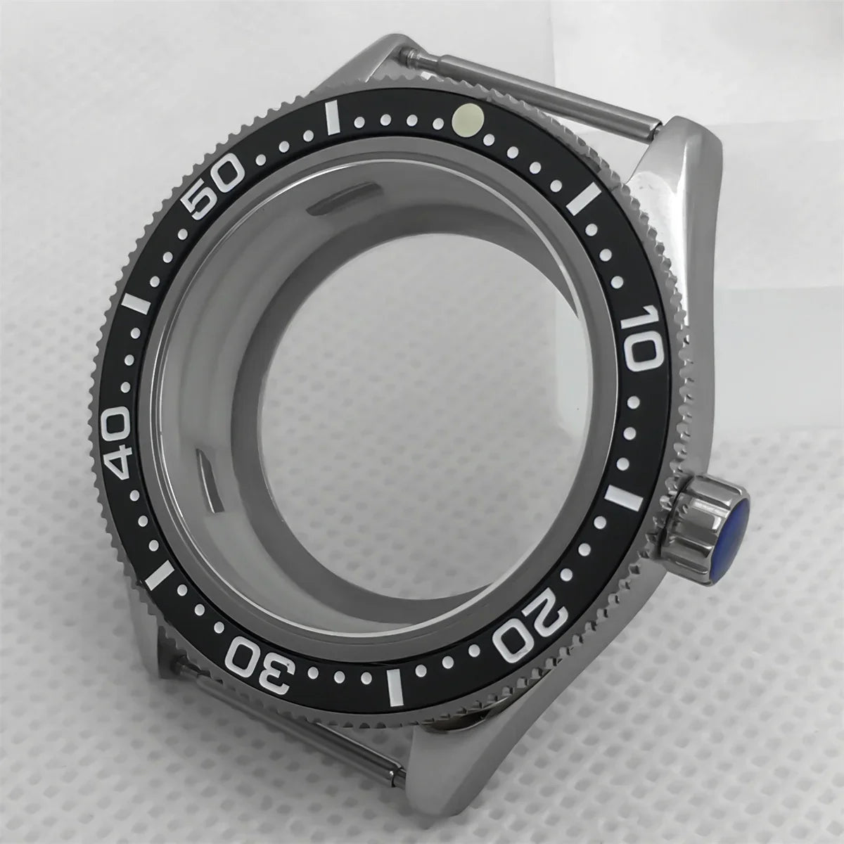 Fifty Fathom Case 41.5mm stainless steel case ceramic bezel sapphire glass with NH35 36 NH34 ETA2824 PT5000 movement watch replacementparts