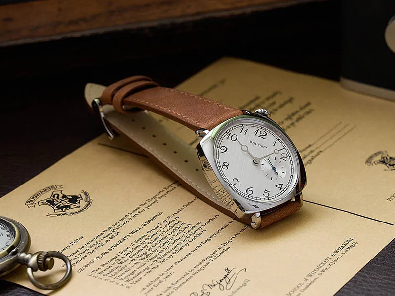 Baltany Quartz 1921 Watches Man S4072 Affordable Reminiscent Wristwatches Sapphire Crystal Sapphire Crystal Square Dress Watch