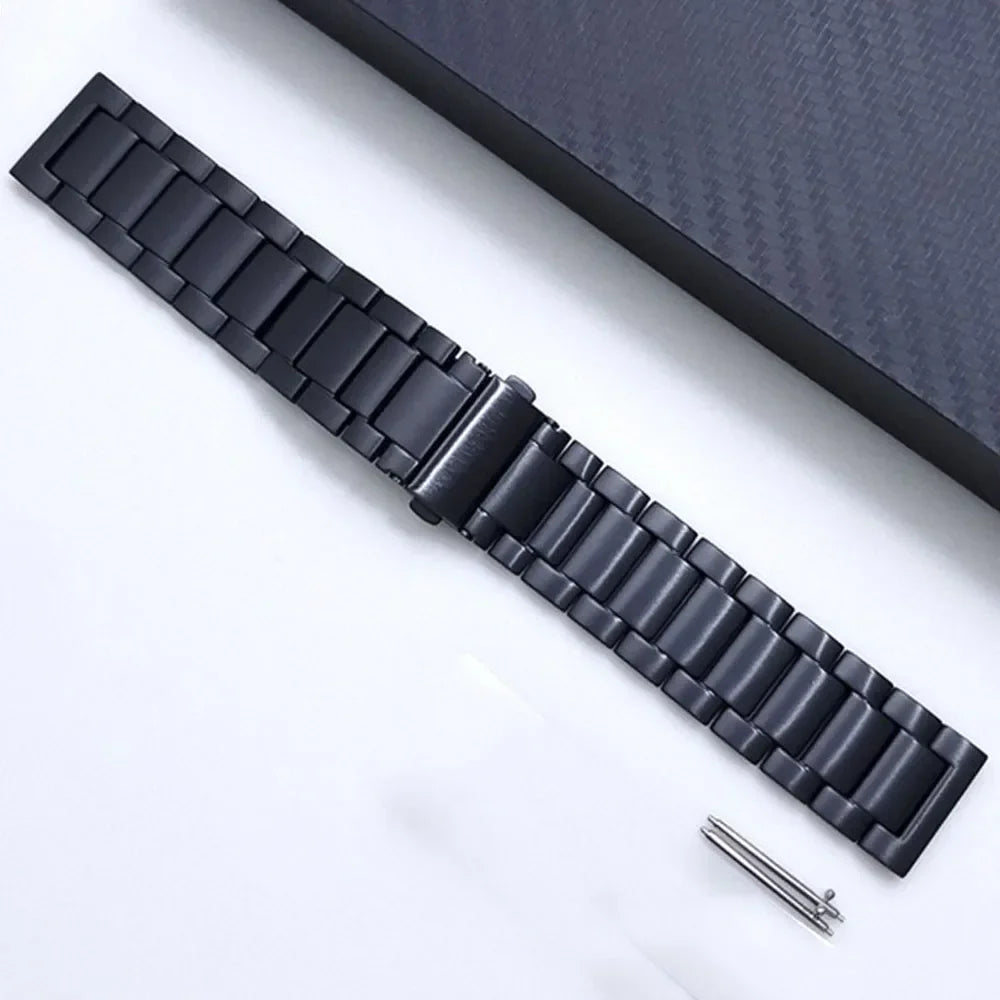 Titanium Strap 18mm 20mm 22mm Folding Buckle Quick Release FLat End Metal Watch Band for Seiko for Men Watches Accessories