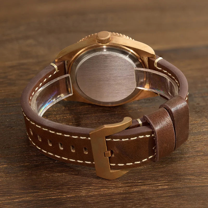 Baltany 44MM Bronze Diving Watch Man S3016 Luxury Sports Watch Super Luminous 20ATM Waterproof NH38 Automatic Mechanical Watches