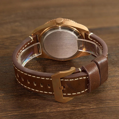 Baltany 44MM Bronze Diving Watch Man S3016 Luxury Sports Watch Super Luminous 20ATM Waterproof NH38 Automatic Mechanical Watches