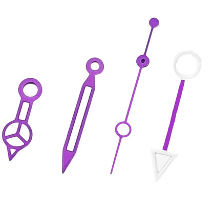 NH34 GMT Purple Watch Hands Fit NH34 NH35 NH36 Miyota8215 8205 821A ETA2824 2836 Movement Watch Accessories