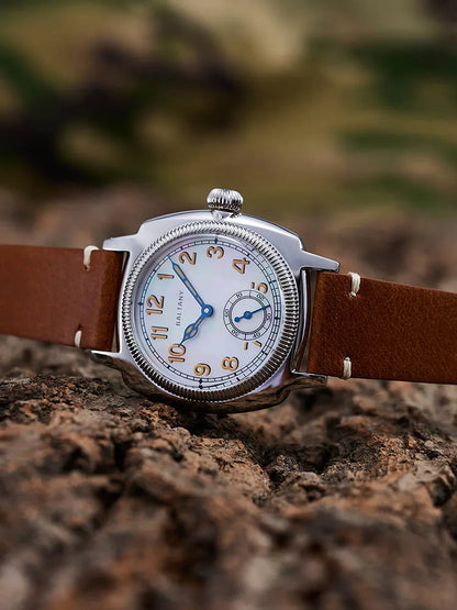 Baltany 1926 Vintage Dress Wristwatches S4036 Square Case Sub Seconds Luminou 20ATM Stainless Steel Automatic Mechanical Watches