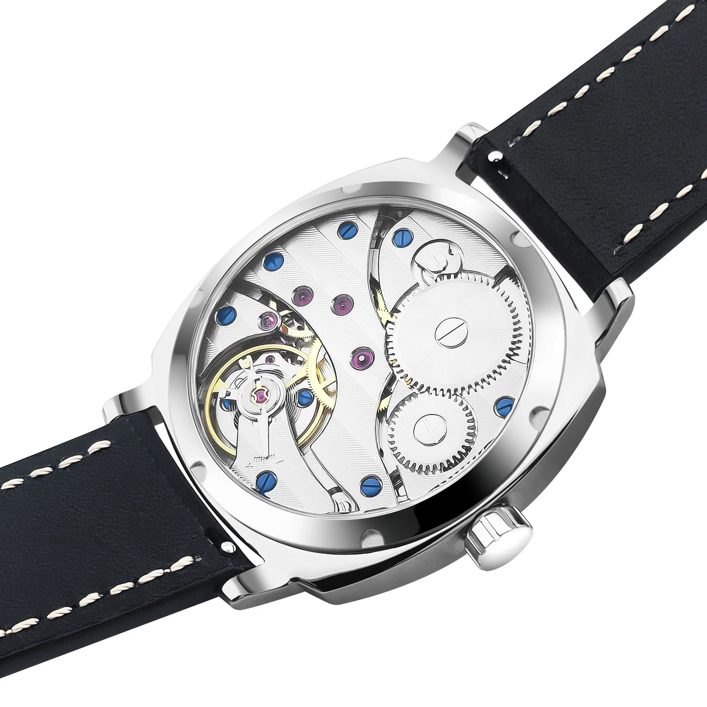 Radiomir Watch 42mm Corgeut 6029 dress st3600 hand winding Sub Second sapphire glass back