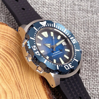Tandorio Monster 42mm 20ATM  NH36A Diving Automatic Sapphire TD261