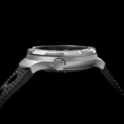 Thorn 42mm Men's Retro Titanium Diver Watch PT5000 Automatic Movement Rubber Strap C3 Luminous 20Bar Water Resistance