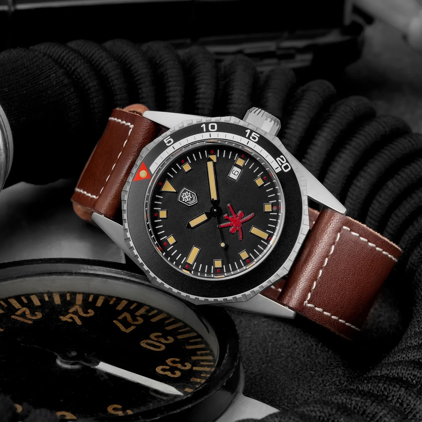 Thorn T019 Titanium Diver PT5000 Automatic Sapphire 20bar 45MM big Watch C3 Lume