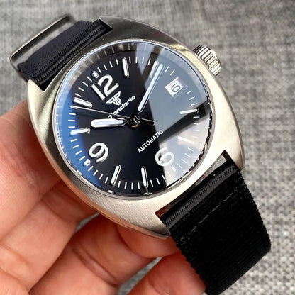 Tandorio Military Watch Identity Crisis TD102A 36mm NH35 Dome Sapphire Pionner Wristwatch