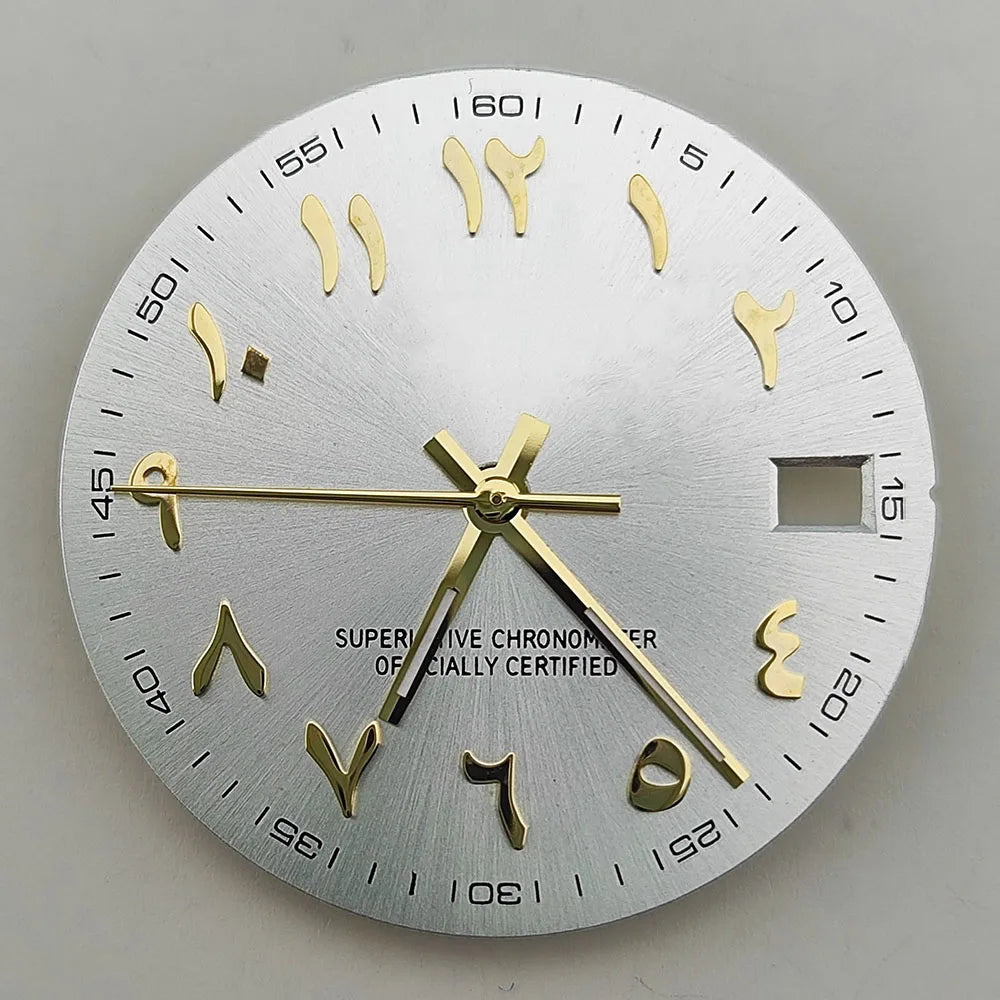 28.5mm watch dial Arabic NH35 dial S dial suitable for NH35 NH36 movement watch accessories repair tool